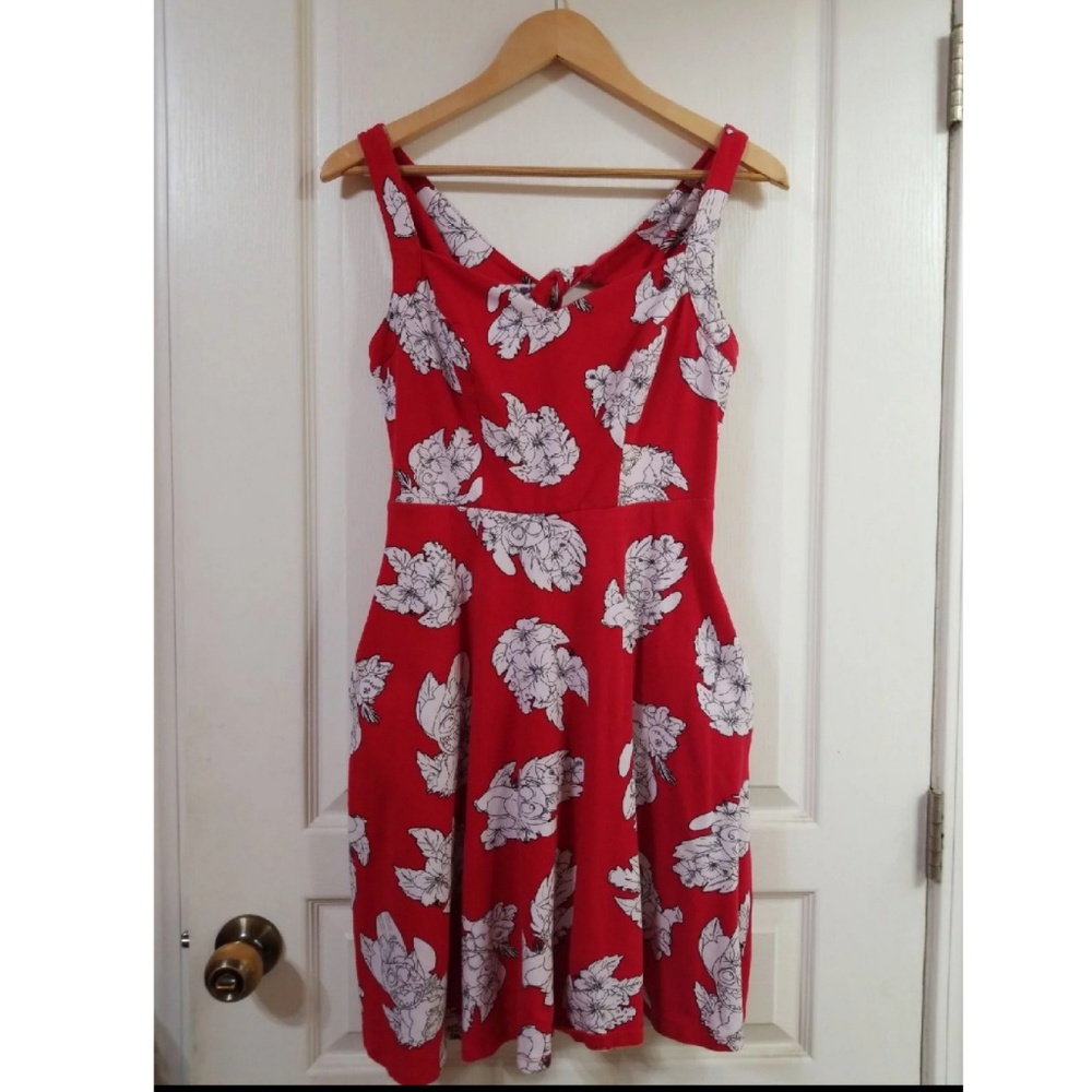 Disney Stitch Red & white Dress Size SM